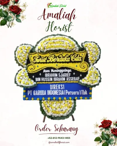 Papan Bunga Duka di Cikeruh