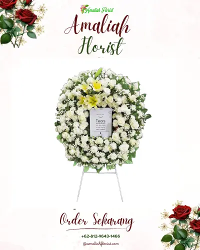 Krans Bunga Duka Cita di Cikeruh